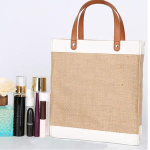 Organic Jute Messenger Bag with Inner Zipper Pocket <b>Adjustable</b> Strap Crossbody Bag for Secure Daily Carry - Product Image 1