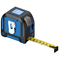 Télémètre laser infrarouge industriel 60M, outil de mesure 3-en-1, ruban à mesurer 5M, étanche IP54, précision 0,5 mm, écran LCD numérique