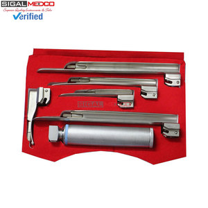 High Quality Stainless Steel Manual Laryngoscope Set CE Certified Accurate Diagnosis Throat Conditions Durable Medical Surgical - Product Image 5