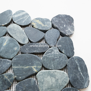 Mosaico de Piedra Natural Negra XL, Duradero y de Lujo para Decoración Moderna del Hogar y Paisajismo de Jardines Exteriores - Product Image 2