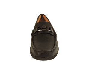 Mocasines de cuero genuino de aspecto profesional para caballeros, exportador B2B certificado, suministro directo al por mayor, resorte antideslizante cerrado con cordones - Product Image 3