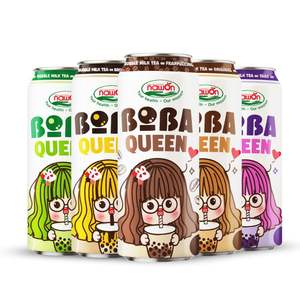 Thé au lait à bulles saveur Matcha en conserve 500ml meilleure qualité NAWON au Vietnam fabricant OEM bas quantité minimale de commande échantillon gratuit tendance chaude - Product Image 6