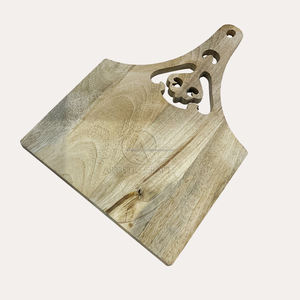 Tabla de cortar de madera ecológica en forma de manzana personalizada para tabla de quesos y bloques de cortar - Product Image 4
