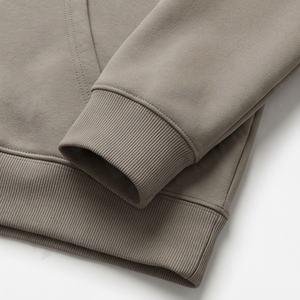 Sweat à capuche unisexe 100 % coton, coupe oversize, chaud et confortable pour l'hiver, motif imprimé uni, en molleton français lavé - Product Image 6