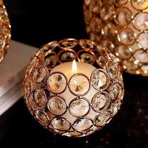 Élégants porte-bougies tealight pour centres de table de mariage, décoration de table pour fêtes à domicile - Product Image 5