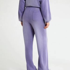 Pantalones de Lino de Pierna Ancha para Mujer, Venta al por Mayor, Pantalones de Negocios de Cintura Alta para Mujer, Corte Entallado, OEM - Product Image 1