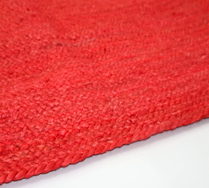 Alfombra de Yute Natural Hecha a Mano 2x3 2x4 2x6 3x5 Pies, Trenzada, Estilo Bohemio, Ecológica, Antideslizante, de Pelo Corto y Grosor Medio - Product Image 6