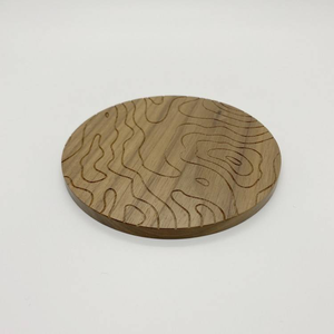 Sous-verres en bois massif naturel personnalisés, de haute qualité, lisses, pour ponçage et revêtement, vente en gros, directement de l'usine - Product Image 5