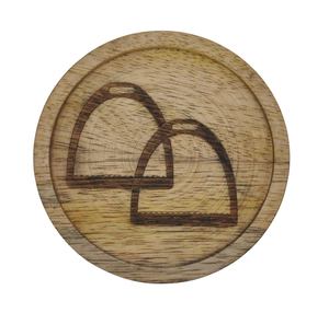 Round Tea Coffee <b>Coaster</b> Tableware Mats & Pads For Cup Display Use Handmade Wooden <b>Coasters</b> <b>Sets</b> Home Decoration Accessories - Product Image 1