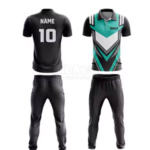 Uniforme de cricket professionnel en polyester, respirant, léger, design confortable, parfait pour les joueurs de club et les séances d'entraînement - Product Image 6