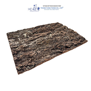 Decoración Rectangular para Acuario de Madera Natural, Hecha en Vietnam - Product Image 1