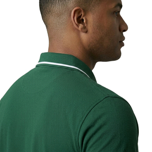 Men's Plus Size Green Polo Shirt Short Sleeve Casual Knitted Polo Shirts 100% Cotton Turn Down Collar Polo <b>T</b> Shirts Mens - Product Image 3