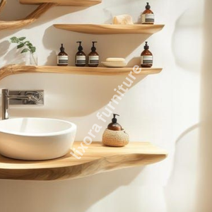 Luxury Handcrafted Solid Wood <b>Tree</b> <b>Branch</b> Vanity Artistic Floating Washstand Natural Home Decor - Product Image 5