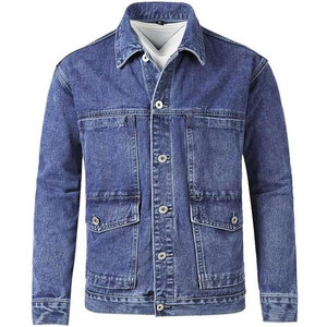 Chaqueta de mezclilla vintage casual para hombre, estilo urbano de otoño, ecológica, totalmente personalizada, lisa, al por mayor - Product Image 6