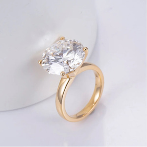 8ct VVS2วงแหวน CVD ตัดกลมสำหรับปลูกเพชร IGI ได้รับการรับรองเครื่องประดับทอง18K - Product Image 1