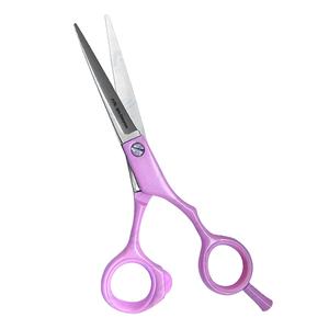 กรรไกรตัดผมพร้อมใบมีดคมและด้ามยางเครื่องมือความงามแบบมืออาชีพสำหรับผมบางและตัดผม - Product Image 1