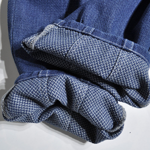 Custom Japanese Selvedge Denim <b>Jeans</b> <b>Men</b> High Waist Harem Pants Breathable Solid Pattern Streetwear <b>Jeans</b> - Product Image 5