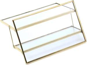 Business Card Holder <b>Stand</b> <b>Desktop</b> Organizer Storage Box for Office Reception Desk Display - Product Image 5