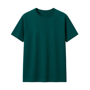 Camiseta Unisex Amarilla de Cuello Redondo, Manga Corta, 100% Algodón, 260GSM, Corte Holgado, Tejido Jersey Informal, Transpirable y Antiarrugas - Product Image 4