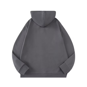 Sweat à capuche zippé oversize pour homme, couleur unie, en molleton délavé 420 grammes, qualité supérieure, durable, style décontracté, vente chaude - Product Image 5