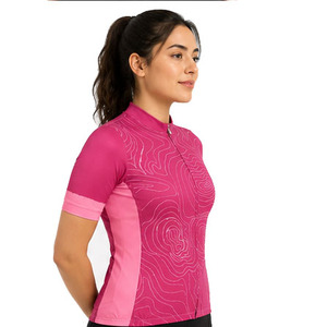 Maillot de cyclisme pour femmes, maillot de vélo pour femmes, manches courtes, maillot de VTT pour femmes - Product Image 3