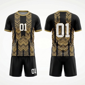 ชุดเสื้อฟุตบอลแบบซับลิเมชั่นสั่งทำพิเศษ รุ่น 01 สีน้ำเงิน-ส้มลายทาง ระบายอากาศได้ดี ชุดยูนิฟอร์มสำหรับผู้ใหญ่ ซับเหงื่อ ชุดแฮนด์บอล - Product Image 4