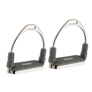 อานม้าสแตนเลสแบบใหม่ล่าสุด พร้อมวงแหวนยางและดีไซน์นิรภัยรูปนกยูงหลากสี - Product Image 1