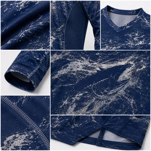 Camiseta de Pesca de Manga Larga para Hombre, Sublimada, de Secado Rápido, Antibacterial 50, Spandex/Poliéster, Venta al Por Mayor - Product Image 5