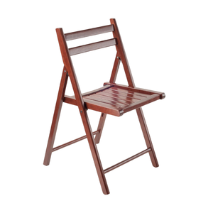 Chaise pliante en teck massif, chaise de salle à manger d'extérieur, chaise pliante en bois portable, mobilier de jardin et de terrasse - Product Image 2