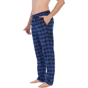 Conjuntos de Pijamas Casuales para Hombre, a la Moda, de Pierna Larga, Cintura Media, Cierre con Cordón, Ligeros, 100% Algodón, Ecológicos - Product Image 2