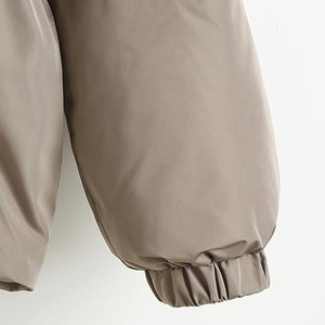 Chaqueta Acolchada con Capucha para Mujer, Abrigo de Invierno de Manga Larga, Grueso, de Color Sólido, Informal, con Relleno de Poliéster - Product Image 3