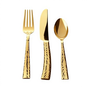 Juego de Cubiertos de Acero Inoxidable Estilo Europeo Americano BS International, Acabado Mate, la Mejor Calidad, Recubrimiento en Polvo para Bodas - Product Image 5