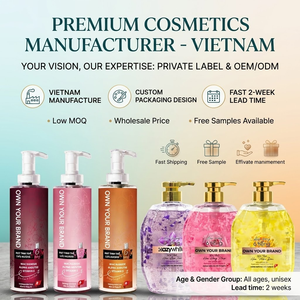 เจลอาบน้ำแบบ OEM สำหรับทุกเพศทุกวัย ทำความสะอาดล้ำลึก บรรจุภัณฑ์ขวดแบบกำหนดเอง - Product Image 1