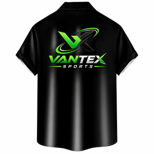 เสื้อฮาวายผู้ชาย Vantex Sports แขนสั้น ปกคอปก ติดกระดุมเม็ดเดียว ลายดอกไม้ ผ้าโพลีเอสเตอร์ 100% ระบายอากาศได้ดี เหมาะสำหรับฤดูร้อน - Product Image 2
