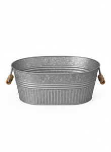 Bac à vin ovale galvanisé, bac de fête - Product Image 2