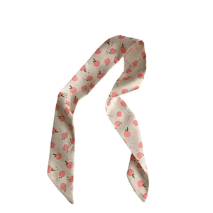 Nuevo Pañuelo de Lujo 2026 con Estampado de Corazones para Mujer, Bolso de Mano, Cinta para el Cabello, Pañuelos Finos de Seda, Foulard, Pañuelo para el Cuello, Diadema - Product Image 6