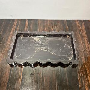 Bandeja de Almacenamiento Rectangular de Resina, Apta para Lavavajillas, Fácil de Limpiar, Diseño Moderno y Portátil, de Una Sola Capa, 1 Compartimento - Product Image 1