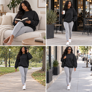<b>Womens</b> Winter Knitted Cotton Fleece Pullover <b>Hoodie</b> Soft Casual Sweatshirt Long Sleeve Embroidery Washed Custom Logo Private - Product Image 3
