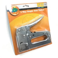Pistolet à clous manuel réglable de qualité industrielle pour bricolage JANNYEI JY802, chargement par le bas, pour le bois, garantie 1 an, chrome argenté
