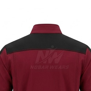 Half Zip Workwear <b>Scrub</b> <b>Top</b> With Modern Stand Collar Short Sleeves Practical Design And Comfortable Fit For Healthcare - Product Image 5