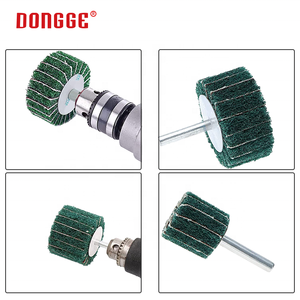 Schuurvezel Polijsten Borstel Flap Mop Wiel Niet Geweven Schijf Voor Het Polijsten Van Metaal - Product Image 4