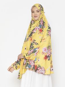 Hiyab Makhna de Rayón con Estampado Floral Digital de Manga Larga para Mujeres Adultas, Ligero, Colecciones Modernas, Última Moda para Mujeres - Product Image 2