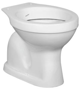 Inodoro de Cerámica Blanca de Primera Calidad con Doble Descarga y Sifón en P, Estructura de Una Pieza, para Uso en Baños, Venta Mundial - Product Image 1