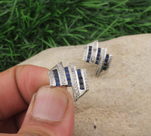 Pendientes de Plata de Ley 925 con Circonitas Cúbicas de Alta Calidad, Elegantes, Brillantes, Minimalistas, Joyería Fina para Mujer, Venta al Por Mayor - Product Image 3