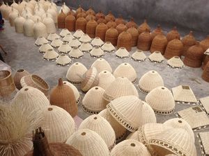 Factory Direct Price Boho <b>Rattan</b> Bamboo Hanging Lamp Eco Friendly Handmade Ceiling Light Custom Size Color Available - Product Image 2