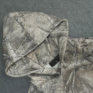 Sudadera con Capucha Extra Grande para Hombre, Estampado de Calavera, Felpa Francesa, Algodón, Ropa Urbana, Diseño con Bolsillos, para Otoño - Product Image 3
