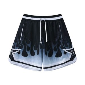 Pantalones Cortos Deportivos de Malla para Hombre, Tejido Transpirable, Ajuste Cómodo, para Gimnasio, Entrenamiento, Correr, Cintura Elástica, Ligeros - Product Image 1