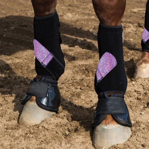 Botas Protectoras Ajustables de Neopreno para Patas de Caballo, Protectores Equinos para Montar a Caballo y Entrenamiento Ecuestre - Product Image 3