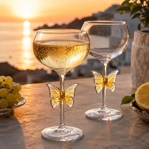 Verres à cocktail transparents en borosilicate faits à la main de 385 ml, sans plomb, coupe Martini, verres à Margarita, verrerie de bar réutilisable en gros - Product Image 5