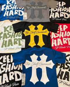 Manufacturer Custom 300gsm Heavyweight Cropped T-<b>Shirt</b> for Men <b>100</b>% Cotton Oversized Mock Neck Thick Embroidered <b>Polyester</b> - Product Image 2